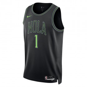 Dres New Orleans Pelicans Zion Williamson Nike 2023-24 City Edition Plava Swingman